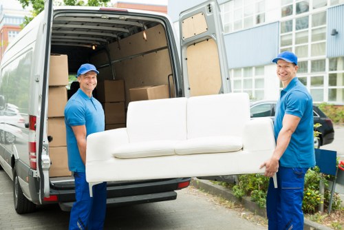 Man and van service assisting with a local move in Streatham