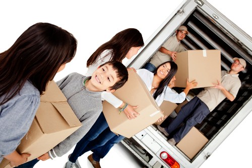 Movers preparing a safe and insured relocation in Streatham