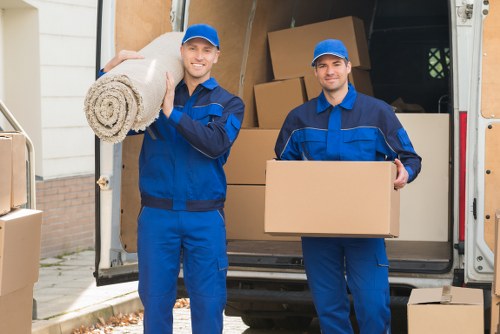 Local removals van supporting a student move in Streatham