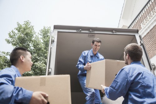 Streatham Movers assisting with an office relocation