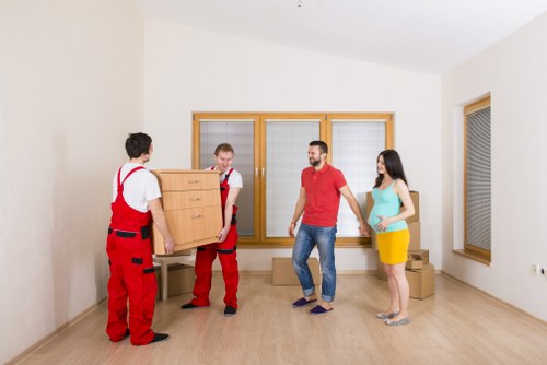 Commercial removals for an office move in Streatham