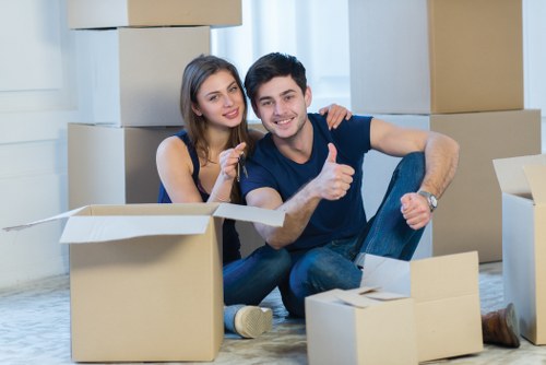 Commercial office furniture move in Streatham