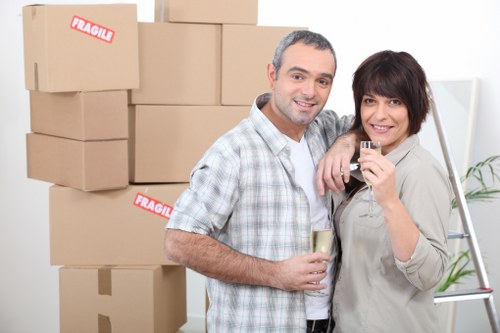 Local removals van prepared for a Streatham relocation